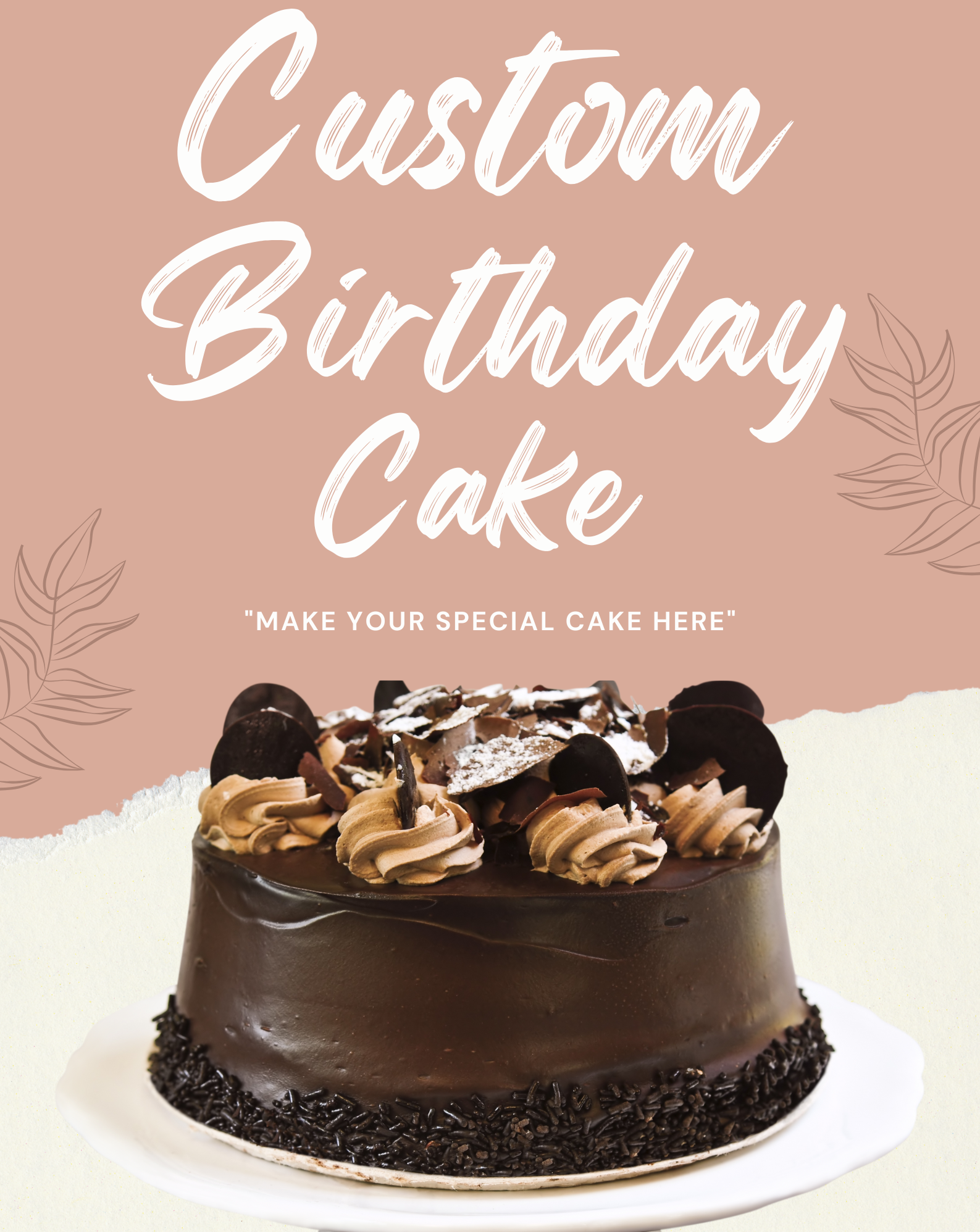 Custom Birthday Cake